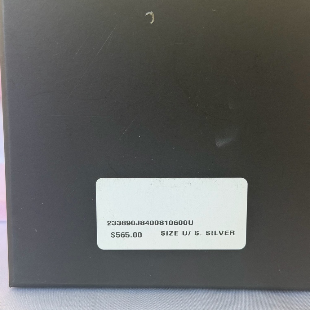 Gucci Cutout G Ring Silver Necklace - With Box - Picture 9 of 10